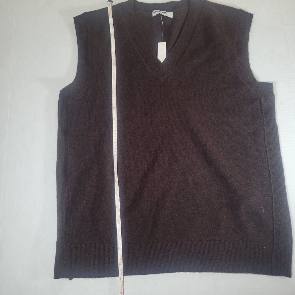 Madewell Womens XS Cashmere V-Neck Sleeveless Sweater Top Size XS - Picture 9 of 10